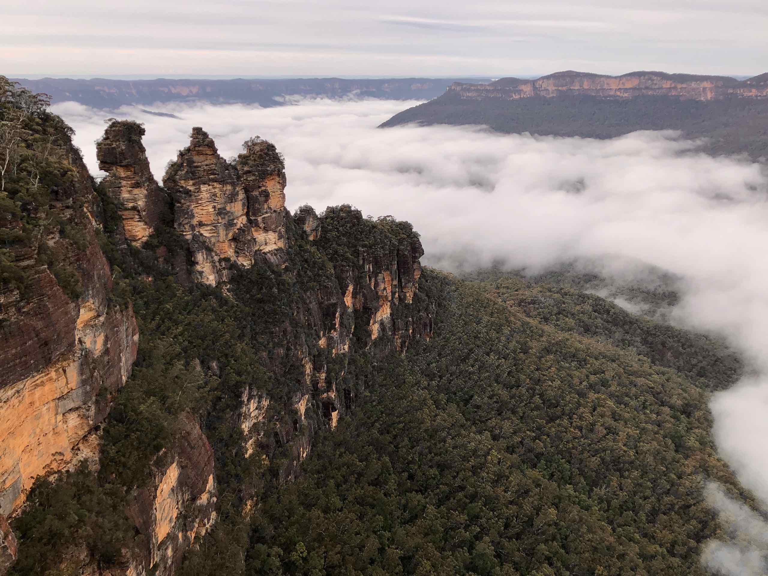 Day 2: Echo Point in the morning